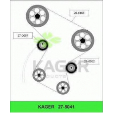 27-5041 KAGER Комплект ремня грм