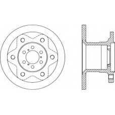 BDR1143.10 OPEN PARTS Тормозной диск