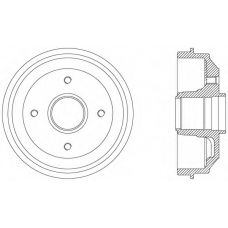 BAD9009.30 OPEN PARTS Тормозной барабан