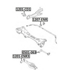1201-ENR3 ASVA Подвеска, рычаг независимой подвески колеса
