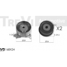 KD1385 TREVI AUTOMOTIVE Комплект ремня ГРМ