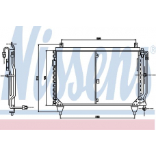 94161 NISSENS Конденсатор, кондиционер