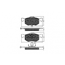 32455 SPIDAN Комплект тормозных колодок, дисковый тормоз