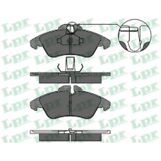05P1469 LPR Комплект тормозных колодок, дисковый тормоз