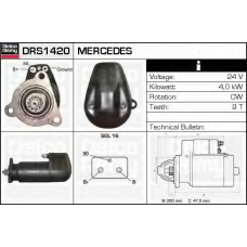 DRS1420 DELCO REMY Стартер