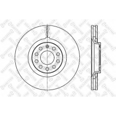 6020-47107V-SX STELLOX Тормозной диск