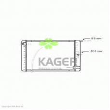31-1555 KAGER Радиатор, охлаждение двигателя