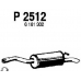 P2512 FENNO Глушитель выхлопных газов конечный