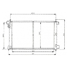 2110899 BEHR Radiator