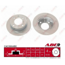 C4C006ABE ABE Тормозной диск