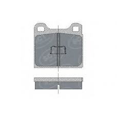 SP 127 PR SCT Комплект тормозных колодок, дисковый тормоз