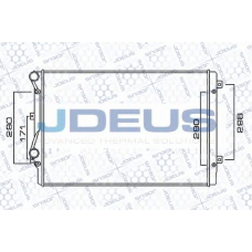 001M24 JDEUS Радиатор, охлаждение двигателя