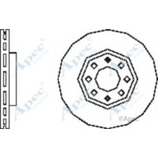 DSK2509 APEC Тормозной диск