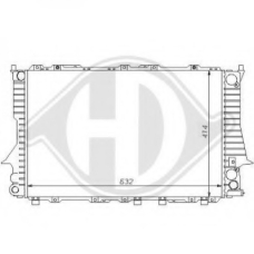 8101141 DIEDERICHS Радиатор, охлаждение двигателя