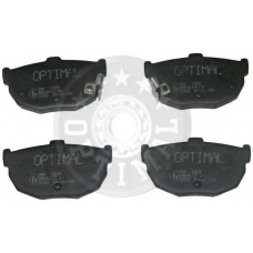 9603 OPTIMAL Комплект тормозных колодок, дисковый тормоз