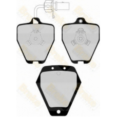 PA1515 BRAKE ENGINEERING Комплект тормозных колодок, дисковый тормоз