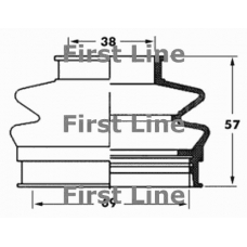 FCB6064 FIRST LINE Пыльник, приводной вал