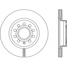 BDR2150.20 OPEN PARTS Тормозной диск