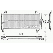 DCN09002 DENSO Конденсатор, кондиционер