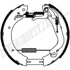 6434 TRUSTING Комплект тормозных колодок
