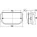 2XT 007 945-007 HELLA Освещение проема двери