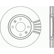 BDR1715.20 OPEN PARTS Тормозной диск