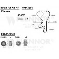 F904312V FLENNOR Комплект ремня грм