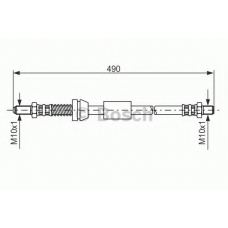 1 987 481 069 BOSCH Тормозной шланг