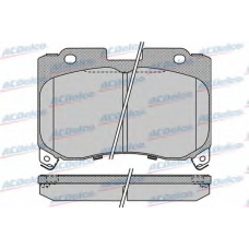 AC0581023D AC Delco Комплект тормозных колодок, дисковый тормоз