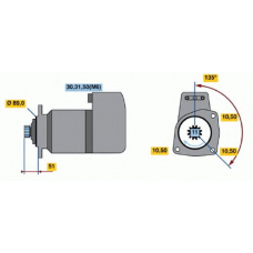 0 001 416 003 BOSCH Стартер