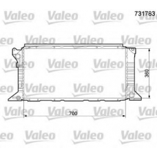 731783 VALEO Радиатор, охлаждение двигателя