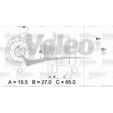 437462 VALEO Генератор