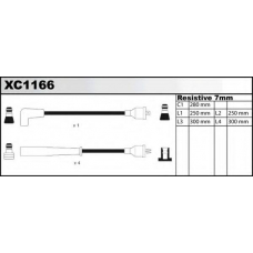 XC1166 QUINTON HAZELL Комплект проводов зажигания