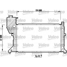 732472 VALEO Радиатор, охлаждение двигателя