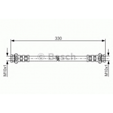 1 987 481 252 BOSCH Тормозной шланг