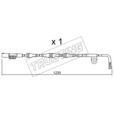 SU.257 TRUSTING Сигнализатор, износ тормозных колодок