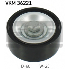 VKM 36221 SKF Паразитный / ведущий ролик, поликлиновой ремень