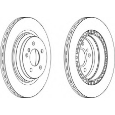 DDF1771C FERODO Тормозной диск