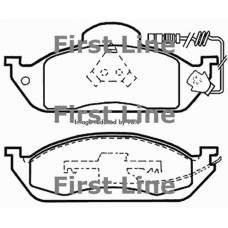FBP3265 FIRST LINE Комплект тормозных колодок, дисковый тормоз