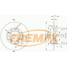 BD-3251 FREMAX Тормозной диск