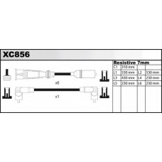 XC856 QUINTON HAZELL Комплект проводов зажигания