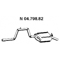 04.798.82 EBERSPACHER Глушитель выхлопных газов конечный
