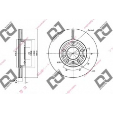 BD1406 DJ PARTS Тормозной диск