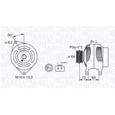063310506010 MAGNETI MARELLI Генератор