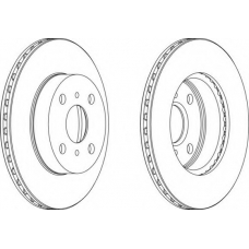 DDF775-1 FERODO Тормозной диск