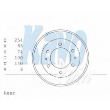 BD-6862 KAVO PARTS Тормозной барабан