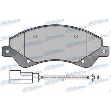 AC913181D AC Delco Комплект тормозных колодок, дисковый тормоз