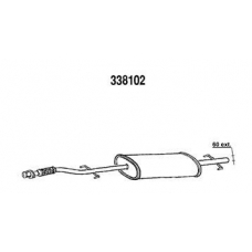 394333810200 MAGNETI MARELLI Выпускной трубопровод