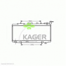 31-3575 KAGER Радиатор, охлаждение двигателя