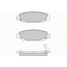 12-0831 E.T.F. Комплект тормозных колодок, дисковый тормоз